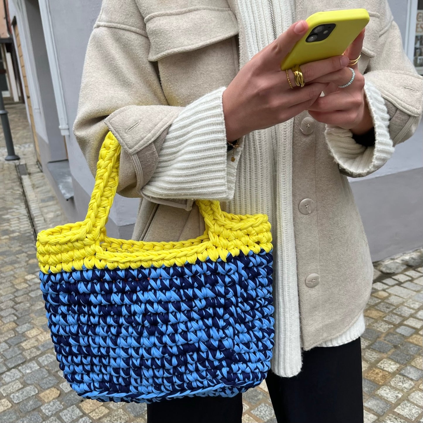 TOTE BAG PATTERN - Shopper Bag Crochet Pattern