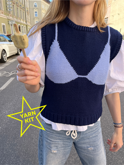 Bikini Slipover - Garnpaket