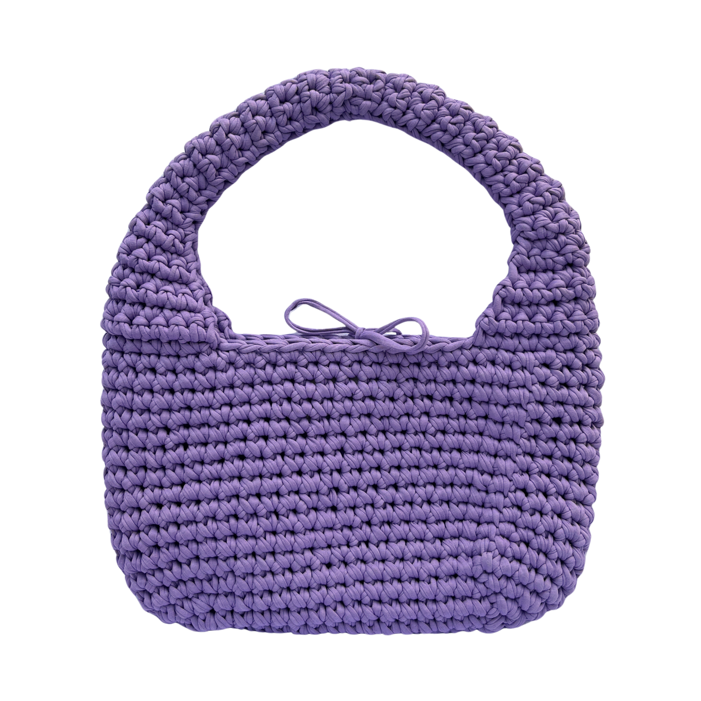 LILO BAG - Handmade Crochet Shoulder Bag in Lavender