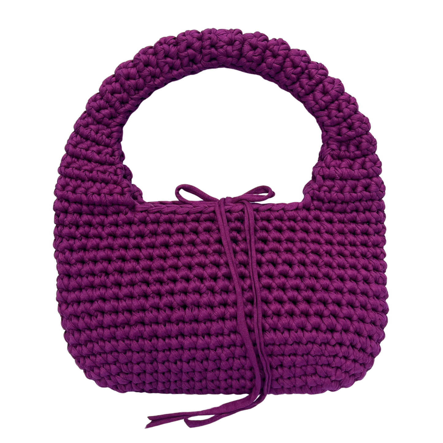 LILO BAG - Handmade Crochet Shoulder Bag in Purple