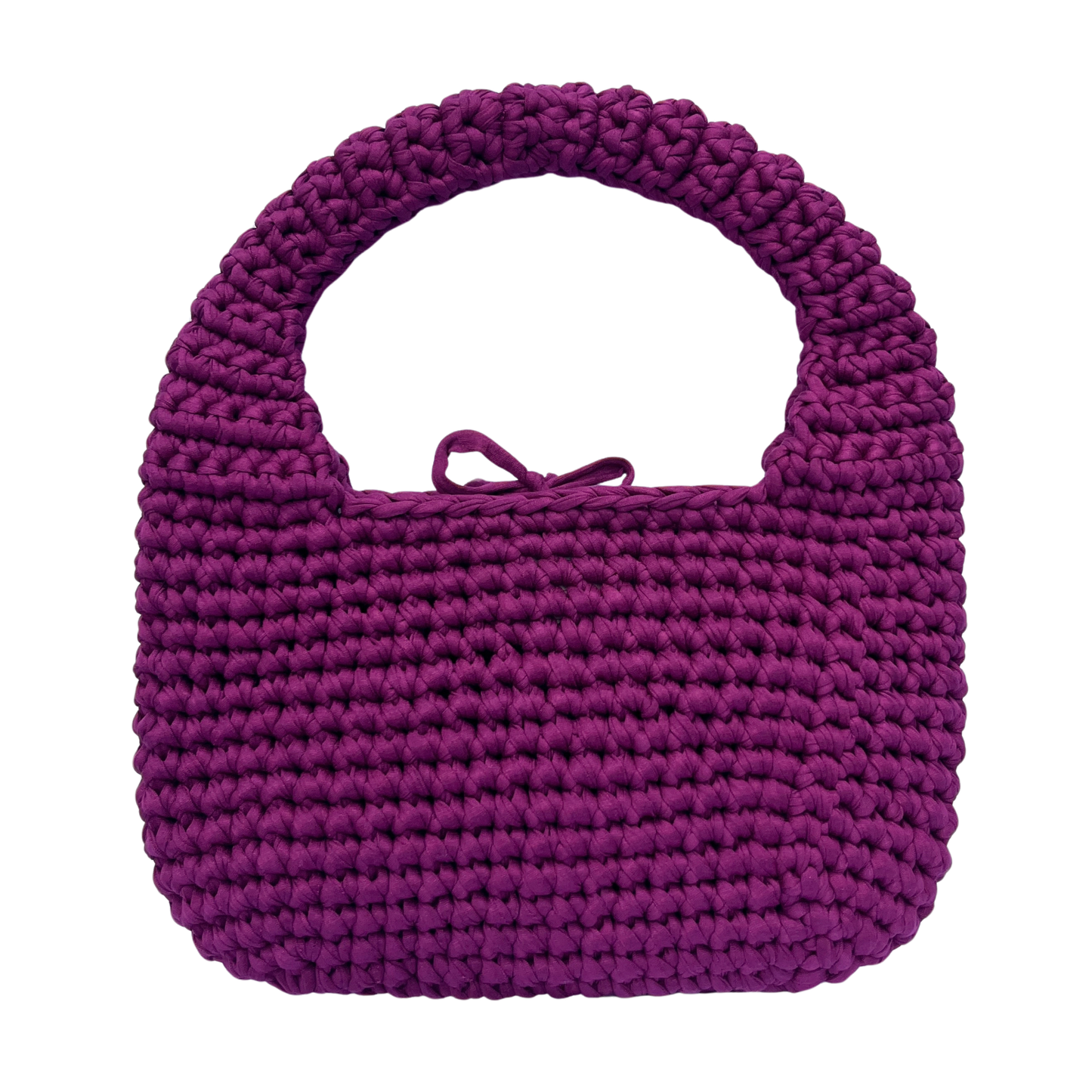 LILO BAG - Handmade Crochet Shoulder Bag in Purple