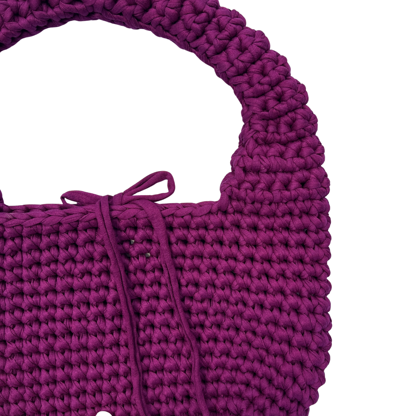 LILO BAG - Handmade Crochet Shoulder Bag in Purple