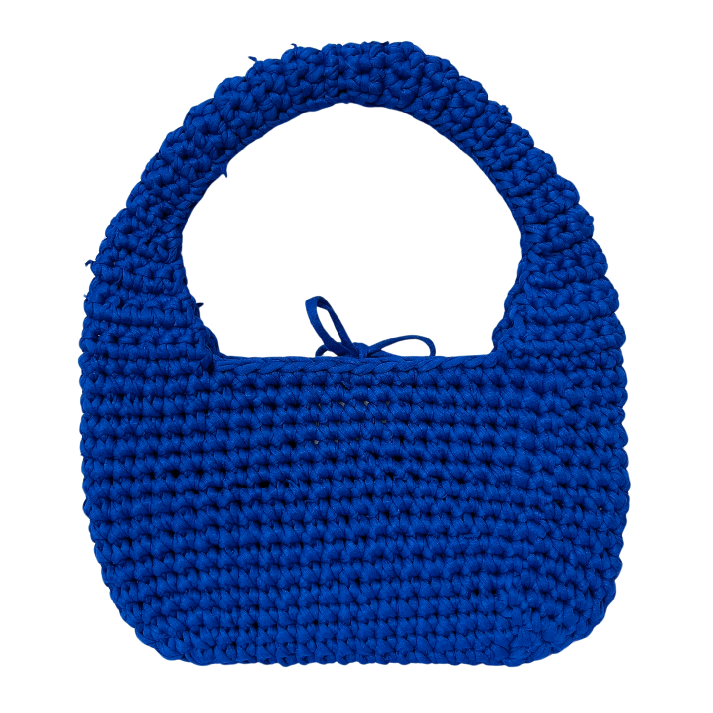 LILO BAG - Handmade Crochet Shoulder Bag in True Blue