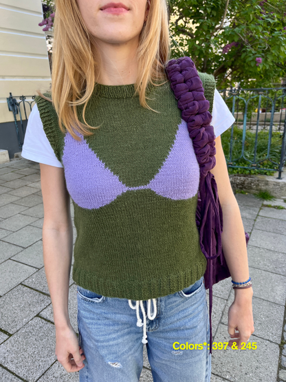Bikini Slipover - Garnpaket