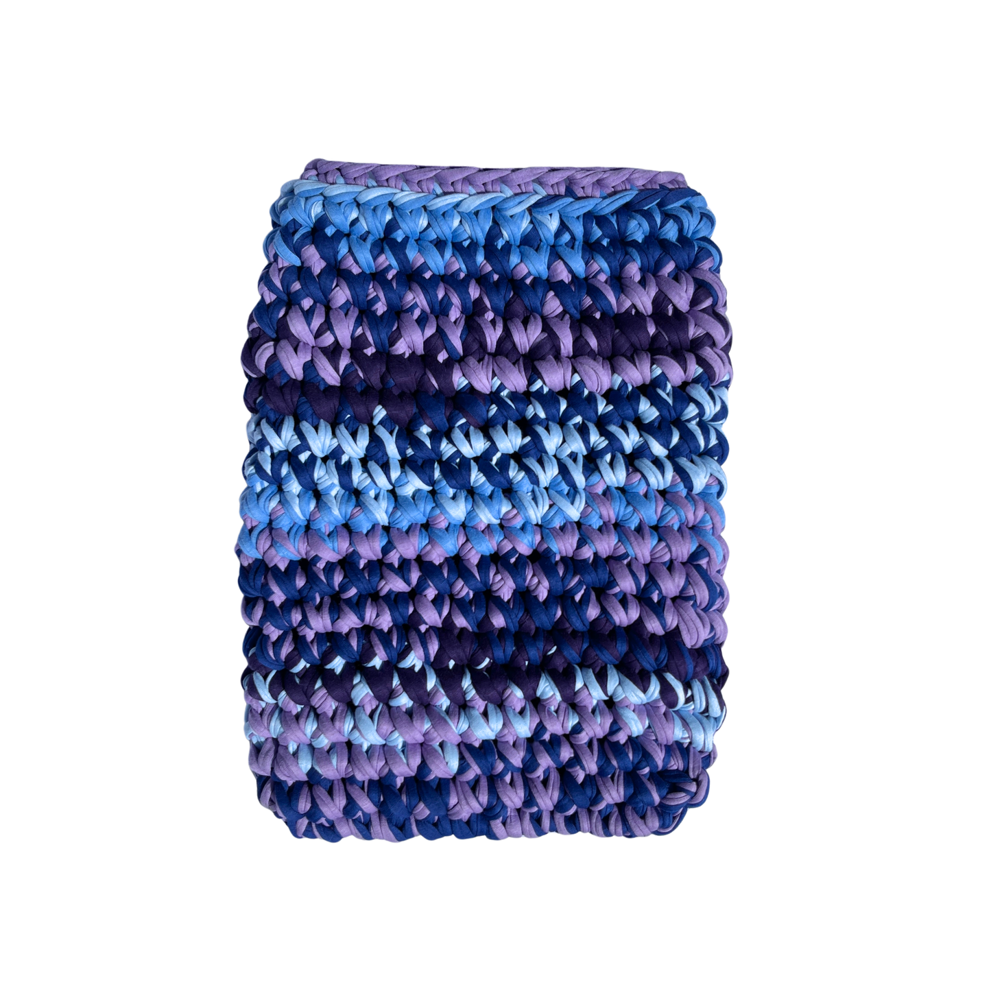 CASEY SLEEVE - Handmade Crochet Laptop Sleeve in Blue and Lavender