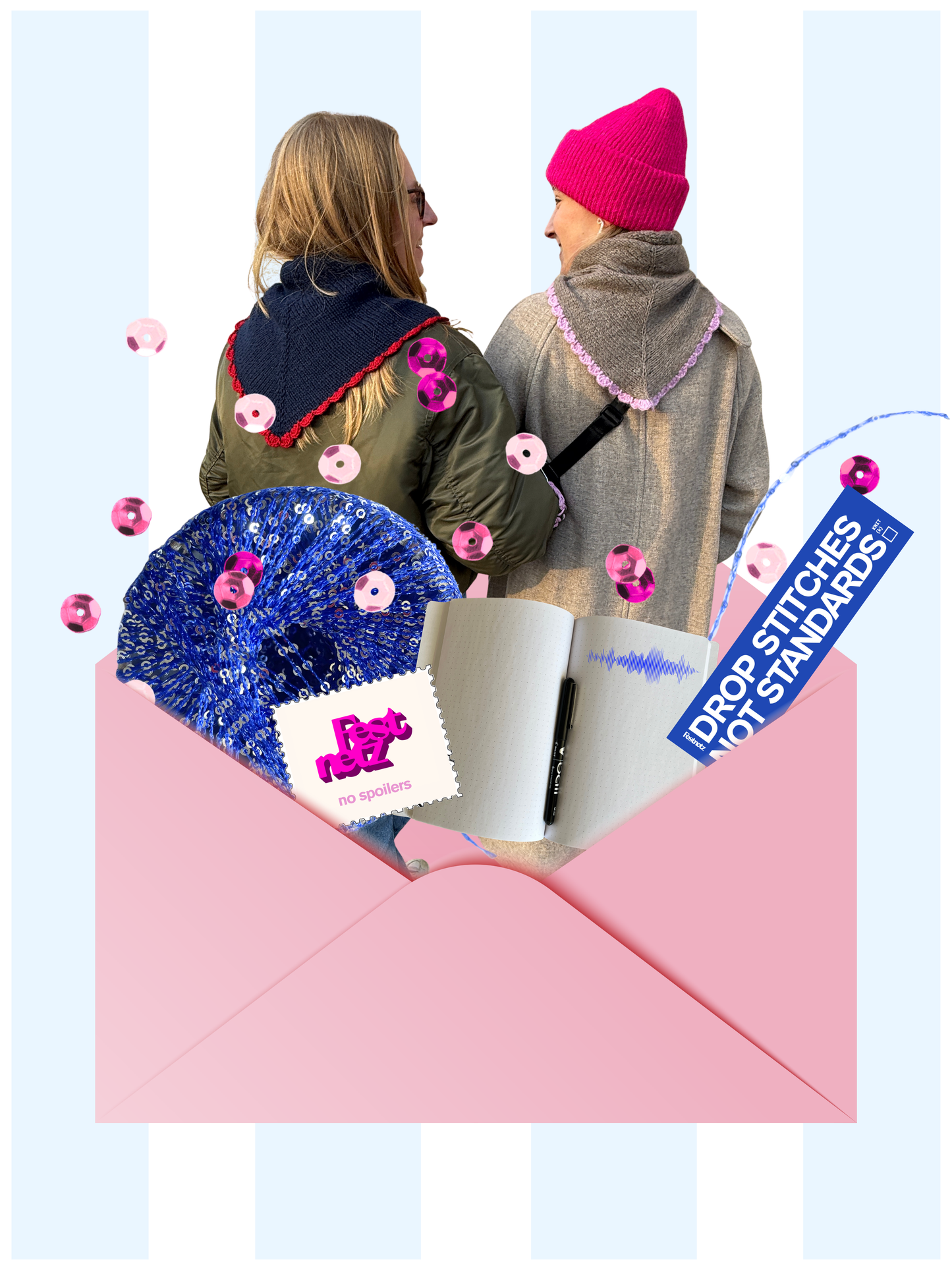 (Disco) Henri Triangle Scarf - Snail Mail