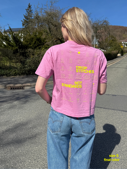 "Drop Stitches Not Standards” T-shirt (Pre-Order)