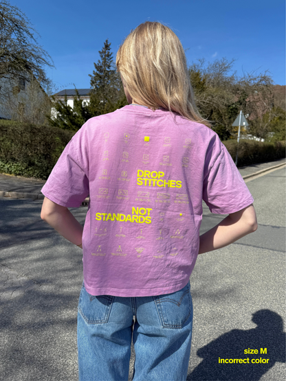"Drop Stitches Not Standards” T-shirt (Pre-Order)