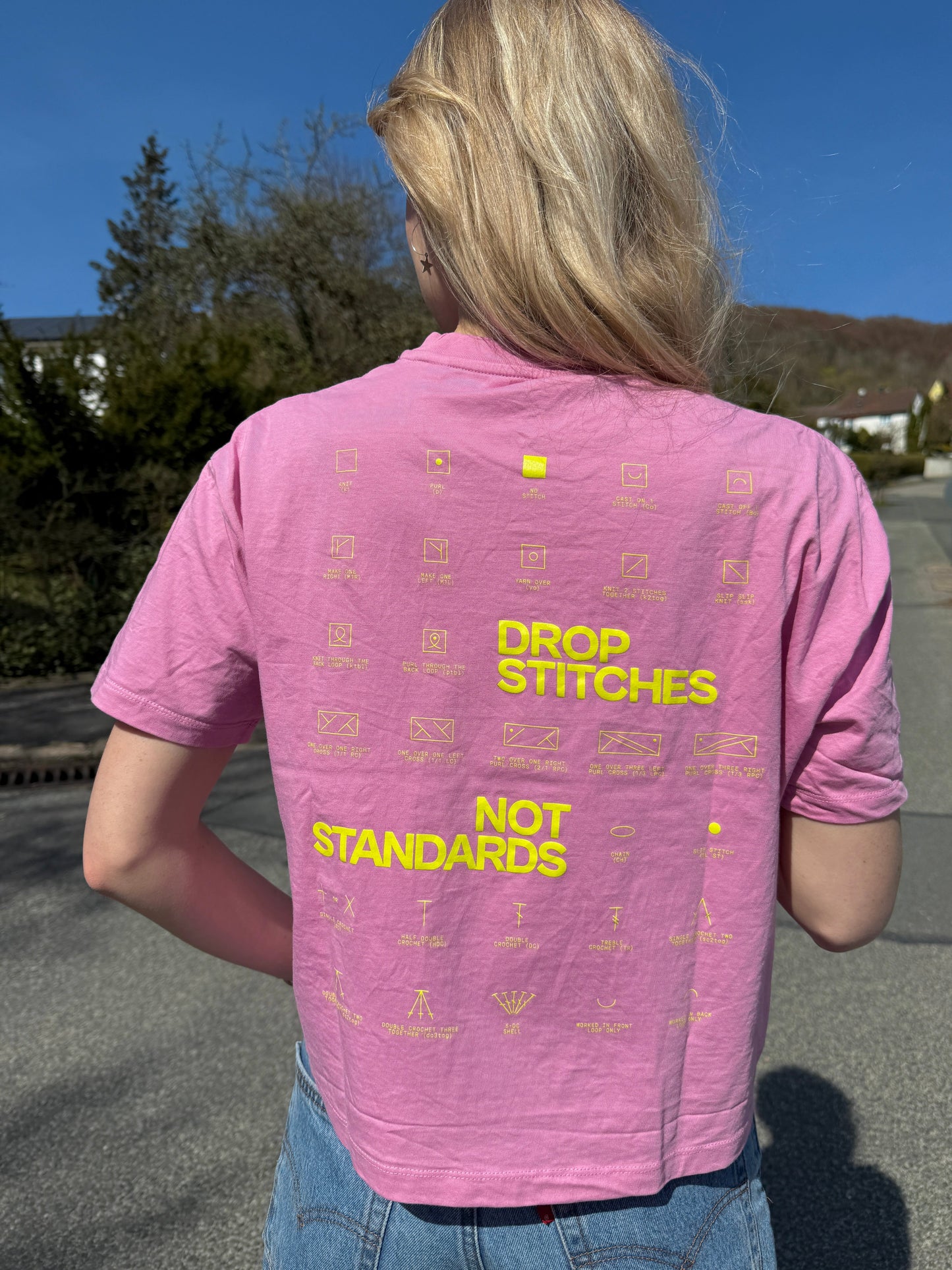 "Drop Stitches Not Standards” T-shirt (Pre Order)