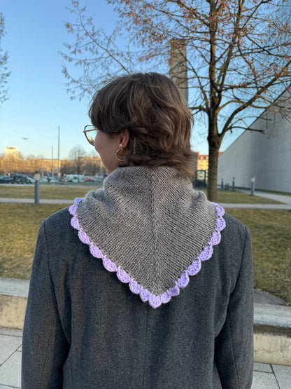 Henri Triangle Scarf - Knitting Pattern