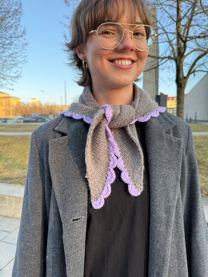 Henri Triangle Scarf - Knitting Pattern