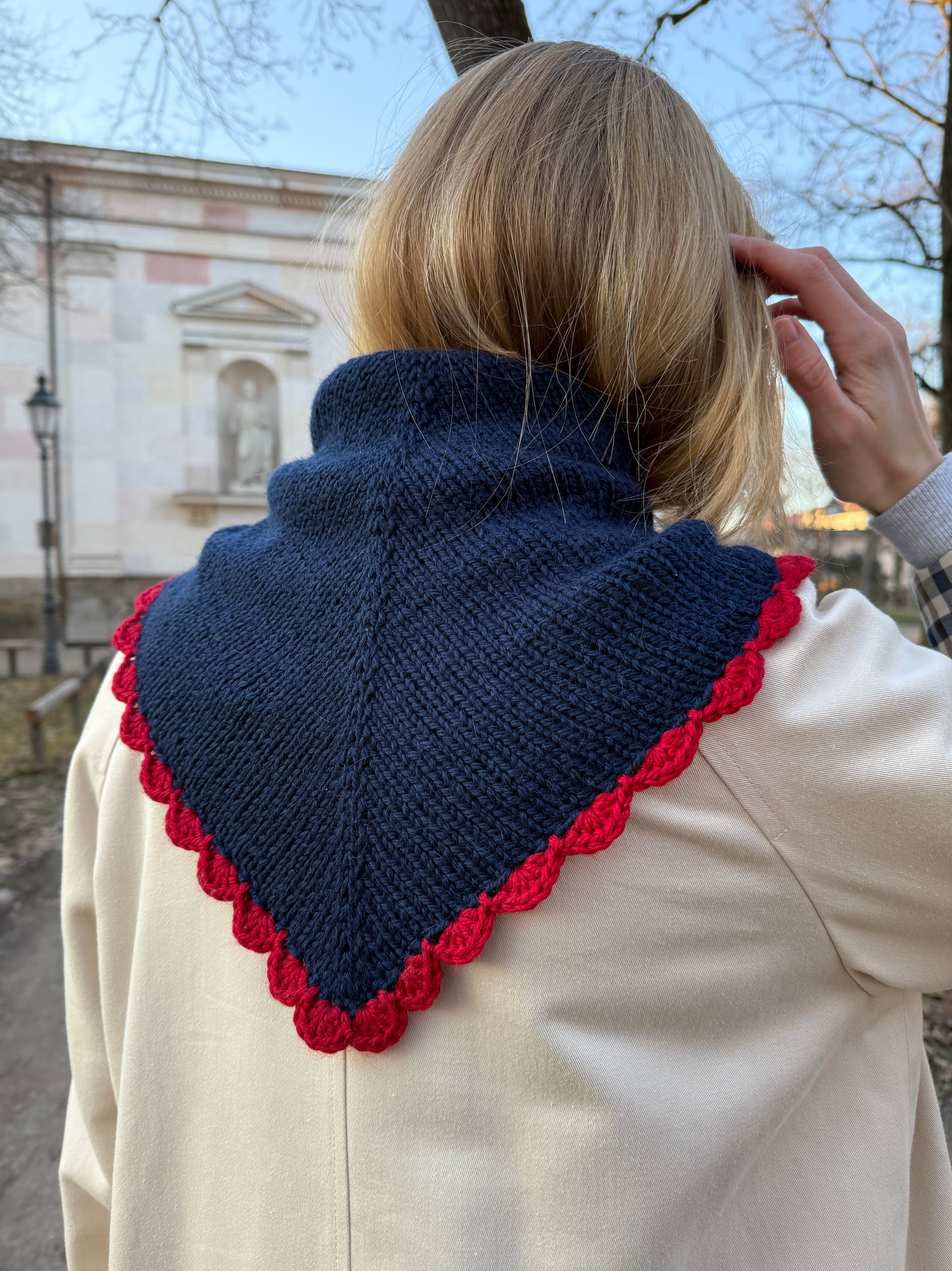 Henri Triangle Scarf - Knitting Pattern