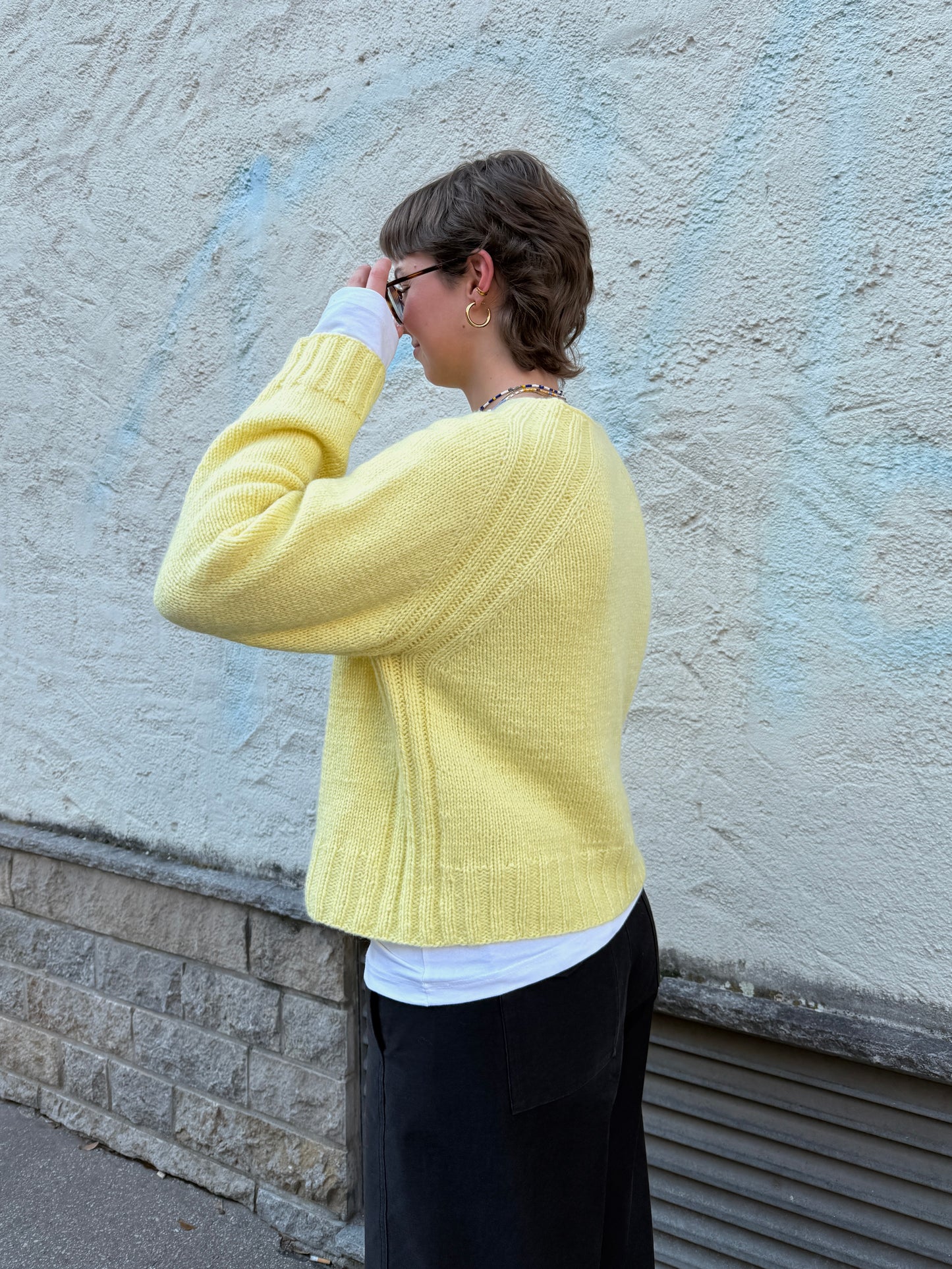 Rosa Raglan - Garnpaket