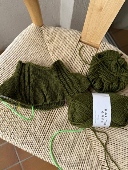 Rosa Raglan - Garnpaket